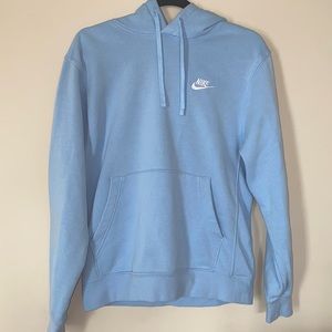 Baby Blue Nike Club Fleece Hoodie SM